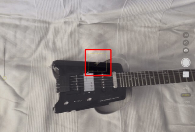 activate camera level tool on iphone