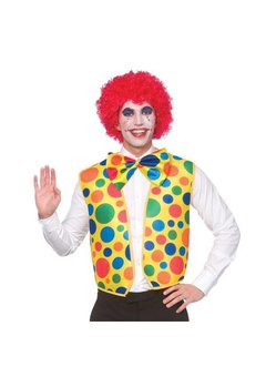 Clown vest Finn met bijpassende strik