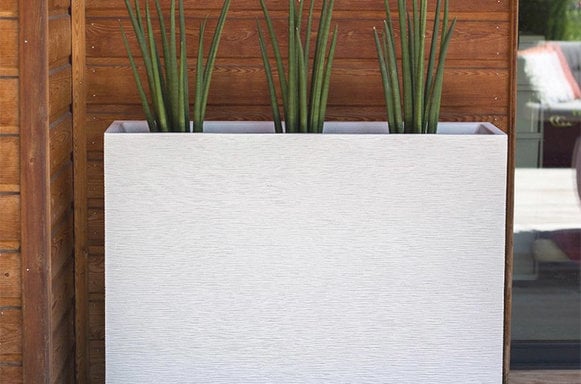 Hoge plantenbakken