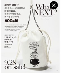 大人ミューズ | フィンランド行きが決まり触発され買ったミィの巾着バッグ(ショルダーバッグ)