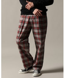 RICCARDO METHA | RICCARDO METHA / リカルドメッサ : 1TUCK WIDE TROUSERS CHECK #(その他パンツ)