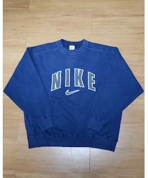 NIKE | NIKE 90s クルーネック 紺 サイズ XL(スウェット)