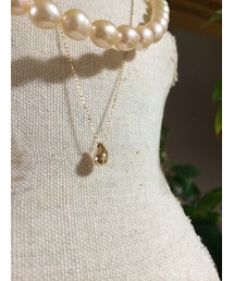AQA しずくネックレス K18(ネックレス)