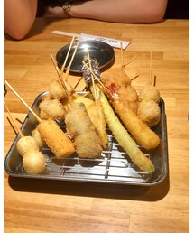 大阪なんばで串カツ😆✨ | 食器
