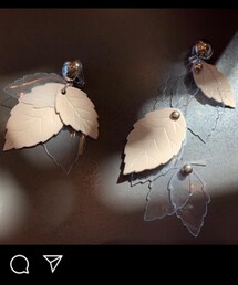 アトリエメルシー | クリアリーフピアス(ピアス（両耳用）)