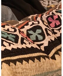VINTAGE | vintageのラリーキルト。こちらとは別のものになりますが、ホワイト系のラリーキルトでしたら、honey lemon pie vintage にて販売中です。(寝具)