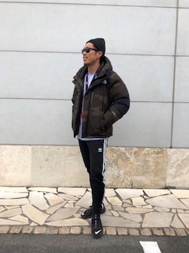 「NIKE(ナイキ)のアイテム(ネックレス)」を使った、KYO---TAさん(メンズ・176cm)の冬コーディネート