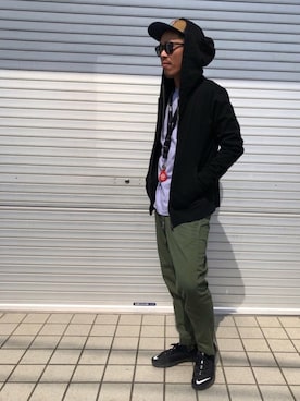 「NIKE(ナイキ)のアイテム(ネックレス)」を使った、KYO---TAさん(メンズ・176cm)の春コーディネート
