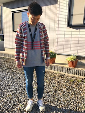 「NIKE(ナイキ)のアイテム(キーホルダー)」を使った、yosukeさん(メンズ・172cm)の春コーディネート