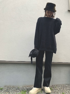「NIKE(ナイキ)のアイテム(ショルダーバッグ)」を使った、yuzuna108さん(レディース・175cm)の冬コーディネート