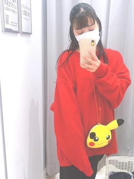 「NIKE(ナイキ)のアイテム(スウェット)」を使った、cottoncandy🌨さん(レディース・147cm)の春コーディネート