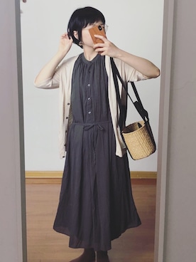 Luluさんの（無印良品 | ムジルシリョウヒン）を使ったコーディネート