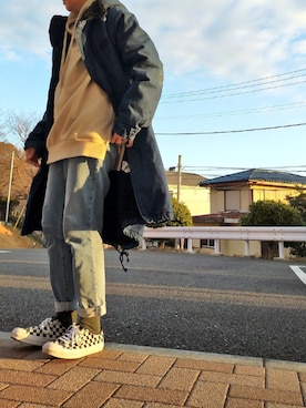 永瀬さん(メンズ・160cm)の冬コーディネート