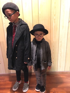サム男とサム次さんのコーディネート