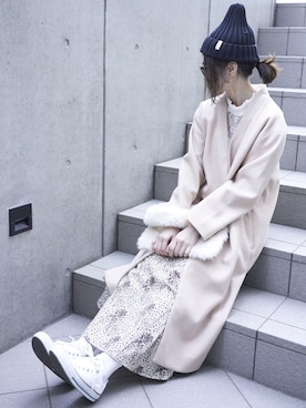 ten⭐︎ichiko さん(レディース・157cm)の冬コーディネート