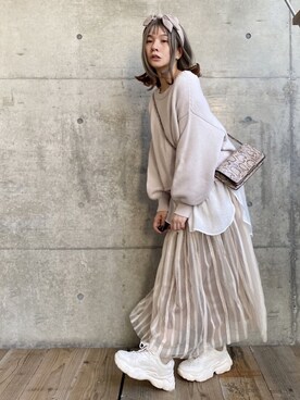 ten⭐︎ichiko       さんの「WEGO/ビッグリボンカチューシャ」を使ったコーディネート