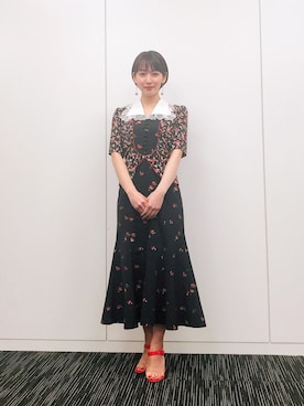 吉岡里帆さんのコーディネート