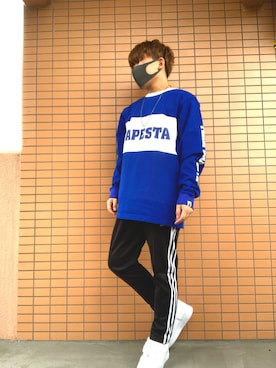 reさんの（BAPESTA | ベイプスタ）を使ったコーディネート