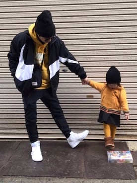 「NIKE(ナイキ)のアイテム(ショルダーバッグ)」を使った、Dai.Tさん(メンズ・160cm・30代)の冬コーディネート