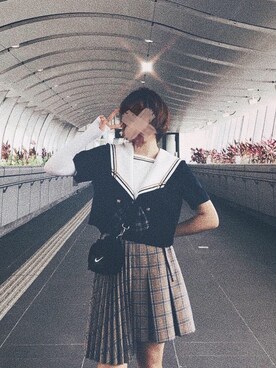 「NIKE(ナイキ)のアイテム(財布/小物)」を使った、effjicさん(レディース・160cm)の春コーディネート