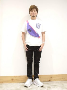 「NIKE(ナイキ)のアイテム(バッグ)」を使った、coen KA23さん(メンズ・165cm)の夏コーディネート