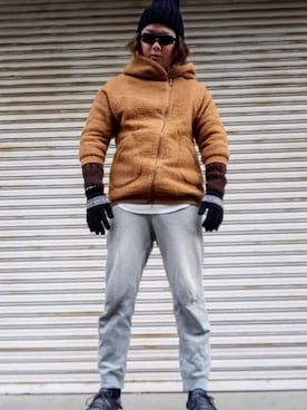 「NIKE(ナイキ)のアイテム(サングラス)」を使った、Teddy bear🧸さん(メンズ・176cm)の冬コーディネート