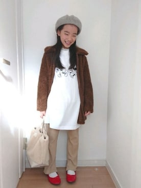 erimomoさん(キッズ・132cm)の冬コーディネート