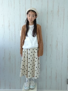 erimomoさん(キッズ・132cm)の春コーディネート