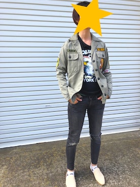 「Denim & Supply Ralph Lauren(デニムアンドサプライラルフローレン)のアイテム(パンツ)」を使った、presiiさん(レディース・165cm)の春コーディネート