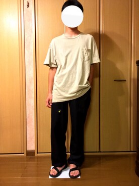 「NIKE(ナイキ)のアイテム(スラックス)」を使った、ちみきさん(メンズ・170cm)の夏コーディネート