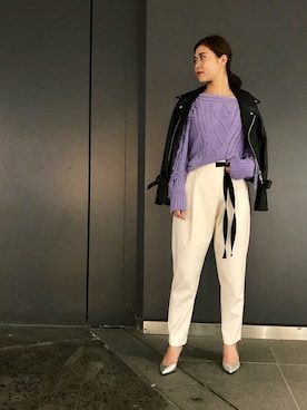 Mai Onoさん(レディース・165cm)の秋コーディネート