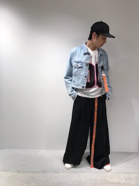 fujisakiさんの（off white | オフホワイト）を使ったコーディネート