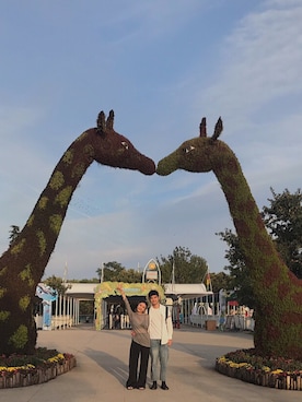 「NIKE(ナイキ)のアイテム(ビーチサンダル)」を使った、HEJIELING美さん(レディース・169cm)の春コーディネート