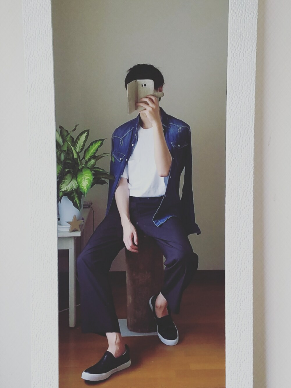 kazuさんの（AZUL by moussy）を使ったコーディネートの1枚目の写真