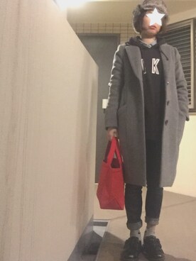 「NIKE(ナイキ)のアイテム(パーカー)」を使った、たかちんさん(レディース・150cm)の冬コーディネート