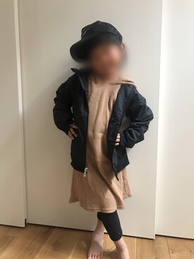 「NIKE(ナイキ)のアイテム(ジャケット/アウター)」を使った、kiccham☆さん(キッズ・100cm)の春コーディネート