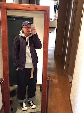 おかもとさんの（無印良品 | ムジルシリョウヒン）を使ったコーディネート