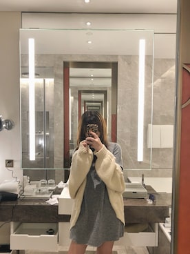 「±0(プラスマイナスゼロ)のアイテム」を使った、lyeonさん(レディース・164cm)の冬コーディネート