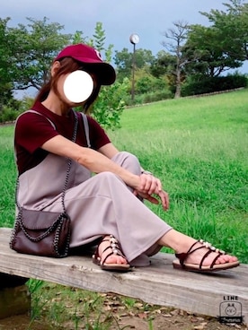 「NIKE(ナイキ)のアイテム(アナログ腕時計)」を使った、kaop🐣さん(レディース・151cm)の夏コーディネート