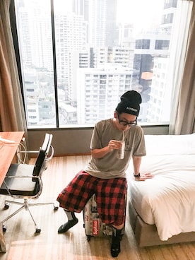 yossyさんの（off white | オフホワイト）を使ったコーディネート