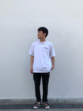 「STUDIOUS(ステュディオス)のアイテム(スラックス)」を使った、tatsuki_shiibaさん(メンズ・172cm)の春コーディネート