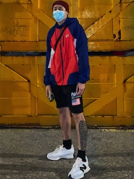 「NIKE(ナイキ)のアイテム(トレンチコート)」を使った、JasonCoolさん(メンズ・175cm)の冬コーディネート