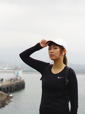「NIKE(ナイキ)のアイテム(その他トップス)」を使った、yoyowanbさん(レディース・178cm・20代)の春コーディネート