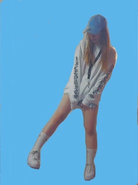 「NIKE(ナイキ)のアイテム(キーケース/キーアクセサリー)」を使った、あーりんさん(レディース・166cm)の春コーディネート