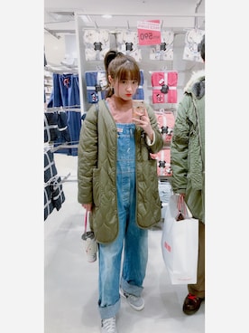 erika shihさんの（GU | ジーユー）を使ったコーディネート