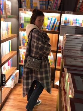 森森Jessicaさんの（ISSEY MIYAKE | イッセイミヤケ）を使ったコーディネート