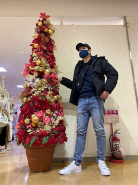 「NIKE(ナイキ)のアイテム(ショルダーバッグ)」を使った、244073さん(メンズ・176cm)の冬コーディネート