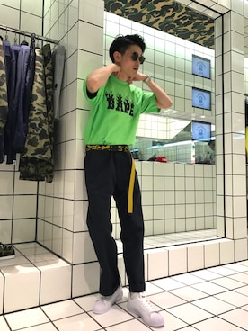 児玉 洋介さんの（A BATHING APE | アベイシングエイプ）を使ったコーディネート