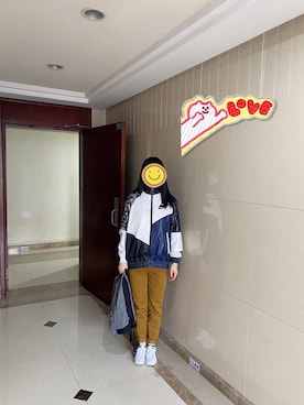 「NIKE(ナイキ)のアイテム(その他アウター)」を使った、ジェーン ちゃんさん(レディース・158cm)の秋コーディネート
