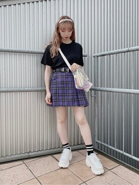 WEGOさんの「WEGO/ボリュームソールスニーカー」を使ったコーディネート